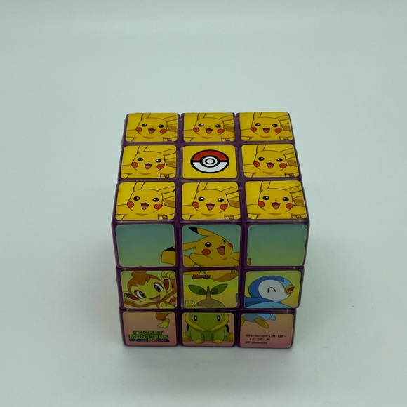 Pokémon Pocket Monsters Diamond & Pearl Nintendo Rubik’s Cube 2x2” - Picture 4 of 9